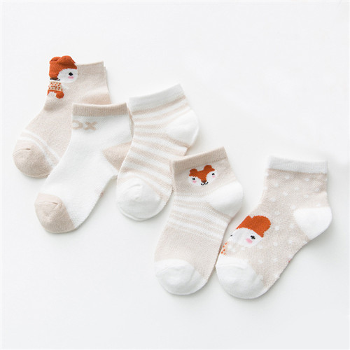 Baby Socks Cartoon Designs (Set of 5 pairs)